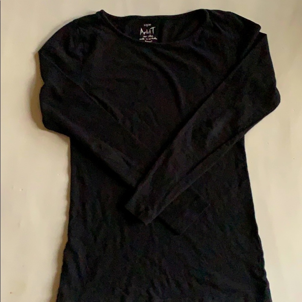 Black j crew long sleeve